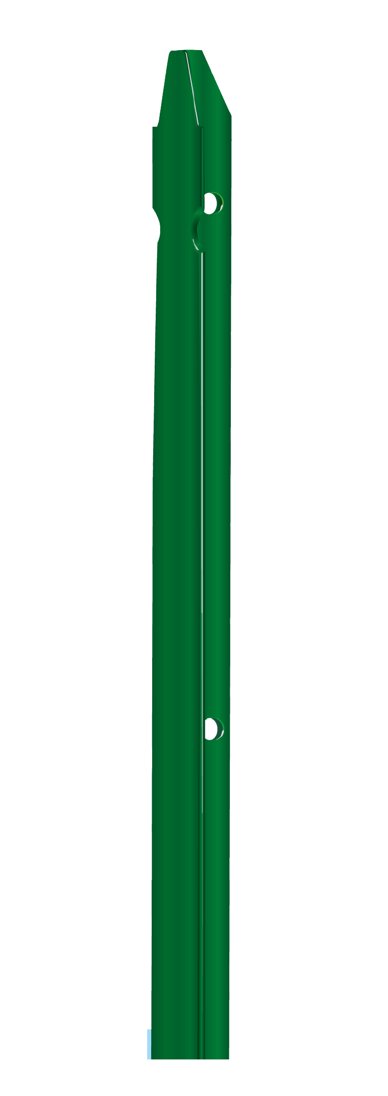 Palo T Standard Verde T30mm H175cm SP4