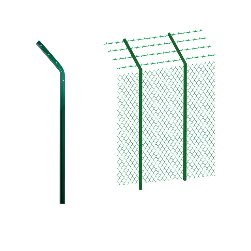 Palo curvo per recinzioni di sicurezza